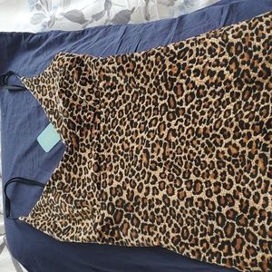 Forever 21 Leopard Print Dress small